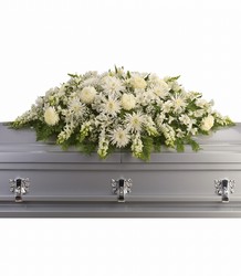 Enduring Light Casket Spray from Swindler and Sons Florists in Wilmington, OH